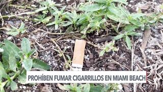 Comienza prohibición de fumar en playas de Miami Beach