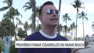 Comienza prohibición de fumar en playas de Miami Beach