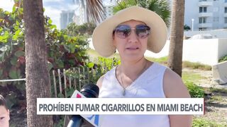 Comienza prohibición de fumar en playas de Miami Beach