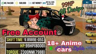 18+ Anime cars | VERIFY ACCOUNT GIVEAWAY | car parking multiplayer