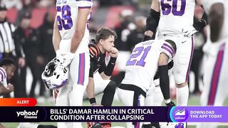 Buffalo Bills’ Damar Hamlin in critical condition after collapsing at NFL game