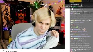 xQc reacts to Pokimane wishing happy new years on her TikTok