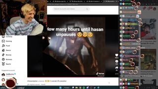 xQc actually lost his calm laughing at Hasan TikTok