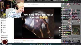 xQc actually lost his calm laughing at Hasan TikTok