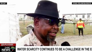 Water scarcity continues to be a challenge in the Eastern Cape