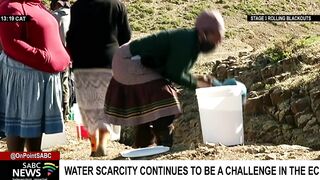 Water scarcity continues to be a challenge in the Eastern Cape