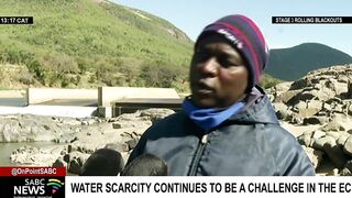 Water scarcity continues to be a challenge in the Eastern Cape