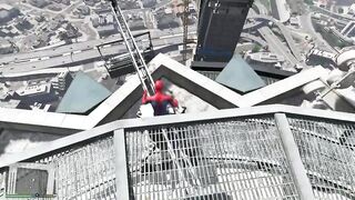 GTA 5 Spider-man Ragdolls Moments Compilation (Euphoria Physics, Fails, Jumps, Funny Moments)