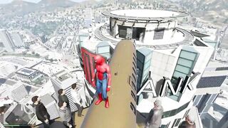 GTA 5 Spider-man Ragdolls Moments Compilation (Euphoria Physics, Fails, Jumps, Funny Moments)