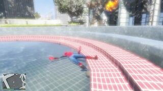 GTA 5 Spider-man Ragdolls Moments Compilation (Euphoria Physics, Fails, Jumps, Funny Moments)