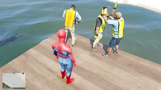 GTA 5 Spider-man Ragdolls Moments Compilation (Euphoria Physics, Fails, Jumps, Funny Moments)