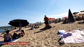 top beaches of barcelona, spain beach walk,4k beach, hot beach #monatravelvlogs #eastwestvlogs