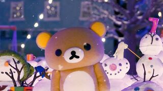 Dancing Snowmen | Rilakkuma and Kaoru | Clip | Netflix Anime