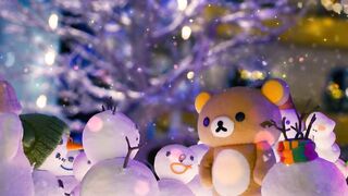 Dancing Snowmen | Rilakkuma and Kaoru | Clip | Netflix Anime