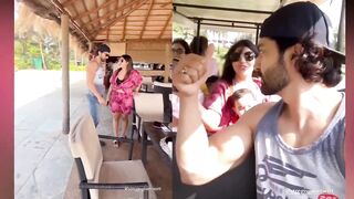 Gurmeet Choudhry and Debina Bonnerjee FIRST Goa Beach Enjoyment with Daughters