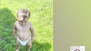 Funny Baby Playing Outdoor - Cute Baby || Just Laugh