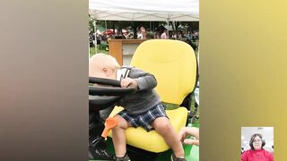 Funny Baby Playing Outdoor - Cute Baby || Just Laugh