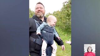 Funny Baby Playing Outdoor - Cute Baby || Just Laugh