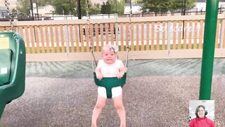 Funny Baby Playing Outdoor - Cute Baby || Just Laugh