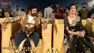 Balakrishna and Shruti Haasan Funny Moments @ Veera Simha Reddy Pre Release Event