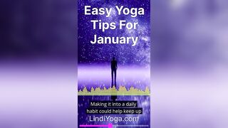 Easy Yoga Tips For January (Lindiyoga.com)