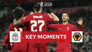 Liverpool v Wolverhampton Wanderers | Key Moments | Third Round | Emirates FA Cup 2022-23