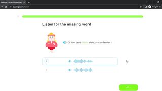 Duolingo #1960 French - English (Part 7 - Celebrity Interview)