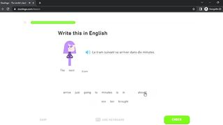 Duolingo #1960 French - English (Part 7 - Celebrity Interview)