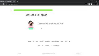 Duolingo #1960 French - English (Part 7 - Celebrity Interview)