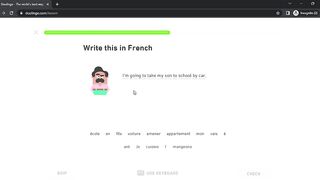 Duolingo #1960 French - English (Part 7 - Celebrity Interview)