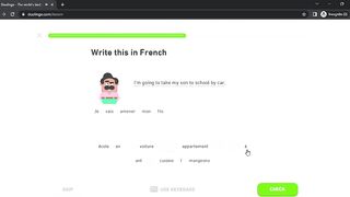 Duolingo #1960 French - English (Part 7 - Celebrity Interview)