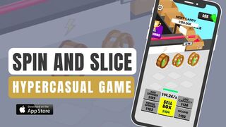 Spin and Slice ????????????‍♀️???? Gameplay, iOS, Mobile Games
