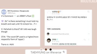 TAEHYUNG teases ARMY on Weverse, JIMIN posted again on Instagram, JHOPE shared a fan edit OMG!