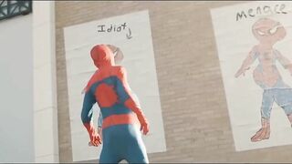 If I laugh, the video ends - Spooder-Man Movie Trailer