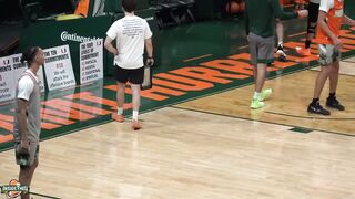 BIG DUNK & FUNNY CELEBRATION at Miami Hurricanes Practice! ????????"I SET YOU UP"