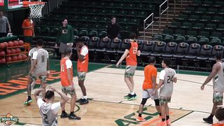 BIG DUNK & FUNNY CELEBRATION at Miami Hurricanes Practice! ????????"I SET YOU UP"