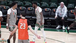 BIG DUNK & FUNNY CELEBRATION at Miami Hurricanes Practice! ????????"I SET YOU UP"