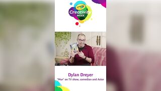 Crayola Creativity Week celebrity invitation- James Murray #shorts #crayola #crayolacreativityweek