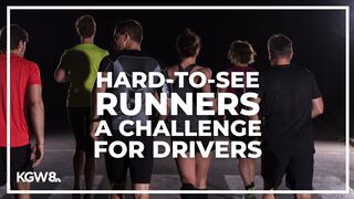 Runners, walkers in dark clothing pose challenge for drivers, especially in winter