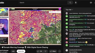 Live Weather Stream, Tornadoes Happening, & Warnings, - AL, GA, TN; Link Is Below, & Be Safe