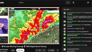 Live Weather Stream, Tornadoes Happening, & Warnings, - AL, GA, TN; Link Is Below, & Be Safe