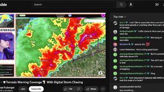 Live Weather Stream, Tornadoes Happening, & Warnings, - AL, GA, TN; Link Is Below, & Be Safe