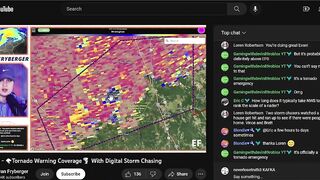 Live Weather Stream, Tornadoes Happening, & Warnings, - AL, GA, TN; Link Is Below, & Be Safe