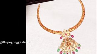 22k gold kanti necklace models designs #gold #necklace #necklacedesigns latest collections