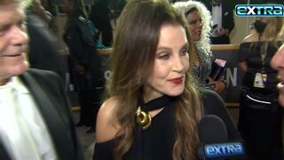 Lisa Marie Presley Appeared Unsteady in Final 'Extra' Interview at Golden Globes