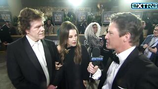 Lisa Marie Presley Appeared Unsteady in Final 'Extra' Interview at Golden Globes