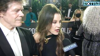 Lisa Marie Presley Appeared Unsteady in Final 'Extra' Interview at Golden Globes