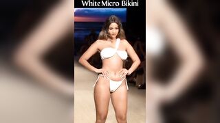 White Micro Bikini | Ramp walk