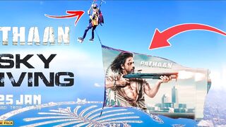 दुबई में दिखा पठान‌ का जलवा????Shahrukh Khan | Pathan Trailer in Dubai Burj Khalifa | Pathan Promotion