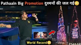 SRK Pathaan Trailer Burj Khalifa Dubai Big Promotion Pathaan,Shahrukh khan Dubai New Movie,Bollywood